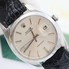 Load image into Gallery viewer, Rolex Precision ref. 6694 Silver Dial with Leather strap
