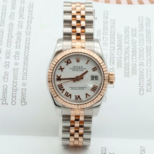 Carica l'immagine nel visualizzatore di Gallery, Rolex Lady Datejust ref. 179171 White Roman Dial - Jubilee Bracelet
