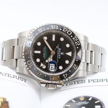 Charger l'image dans la galerie, Rolex GMT Master II ref. 126710GRNR with Oyster - Full Set - "Bruce Wayne" GMT
