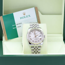 Cargar imagen en el visor de la galería, Rolex Datejust ref. 116234 Silver Roman Dial - Jubilee Bracelet
