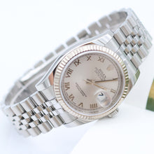 Cargar imagen en el visor de la galería, Rolex Datejust ref. 116234 Silver Roman Dial - Jubilee Bracelet
