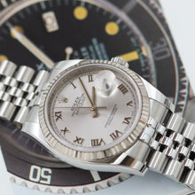 Cargar imagen en el visor de la galería, Rolex Datejust ref. 116234 Silver Roman Dial - Jubilee Bracelet
