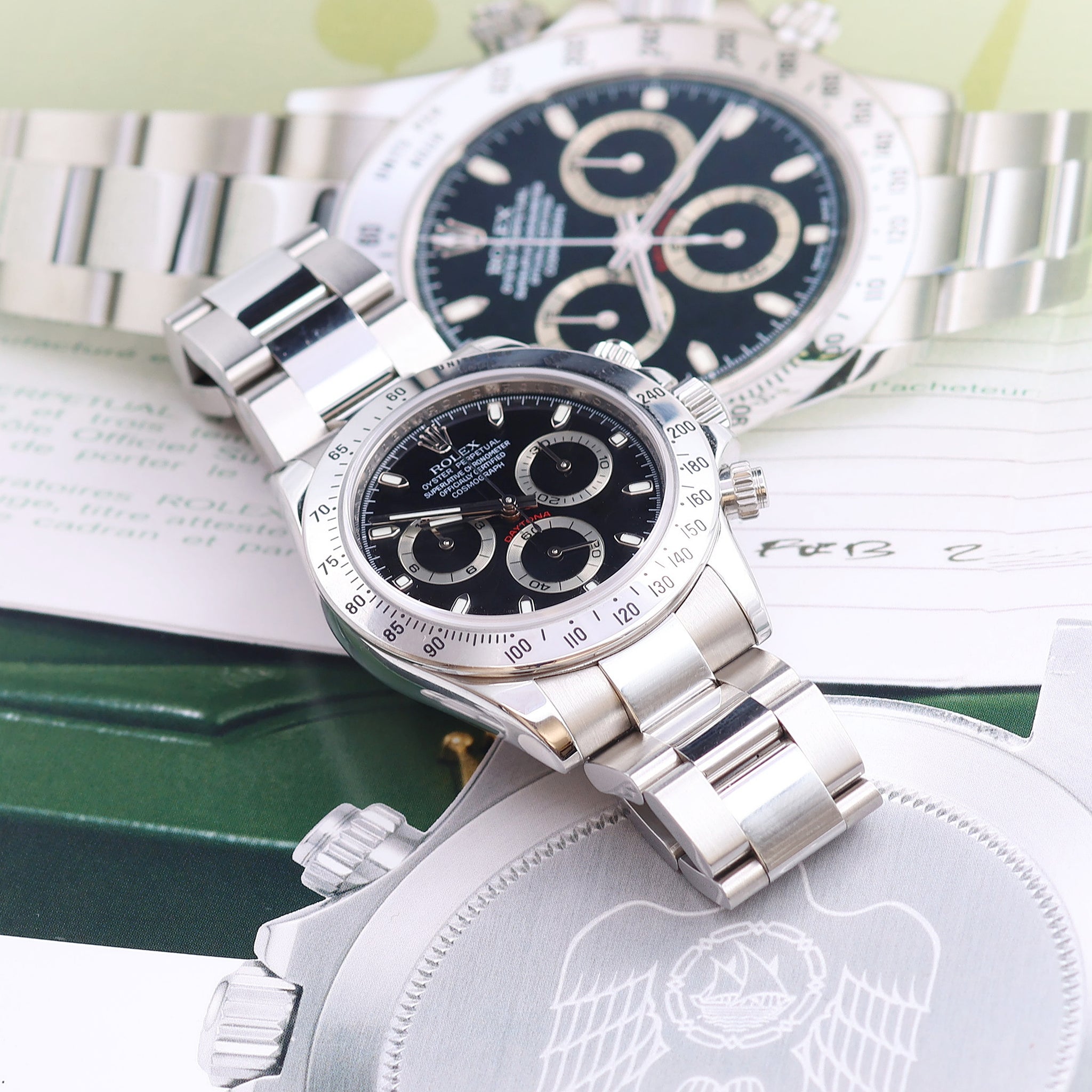 Rolex Daytona ref. 116520 Black Dial - Short Clasp - Full Set