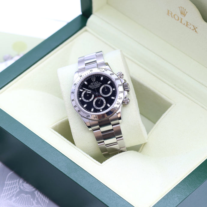 Rolex Daytona ref. 116520 Black Dial - Short Clasp - Full Set