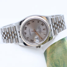 Cargar imagen en el visor de la galería, Rolex Datejust ref. 116234 Silver Roman Dial - Jubilee Bracelet
