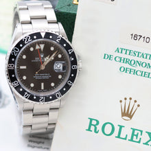 Load image into Gallery viewer, Rolex GMT Master II 16710 - Black Bezel - Full Set
