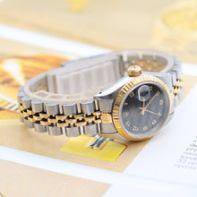 Load image into Gallery viewer, Rolex Lady-Datejust ref. 69173 - Brown Millennary/Computer Dial - Jubilee Bracelet
