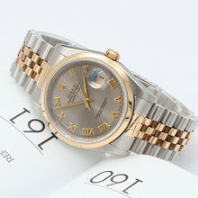 Bild in Galerie-Viewer laden, Rolex Datejust ref. 16203 Grey Roman Dial Jubilee Bracelet - Full set
