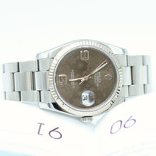 Cargar imagen en el visor de la galería, Rolex Datejust ref. 116234 Brown Flower Dial - Oyster - Only Watch
