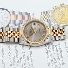 Bild in Galerie-Viewer laden, Rolex Datejust ref. 16203 Grey Roman Dial Jubilee Bracelet - Full set
