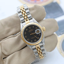 Load image into Gallery viewer, Rolex Lady-Datejust ref. 69173 - Brown Millennary/Computer Dial - Jubilee Bracelet
