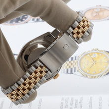 Bild in Galerie-Viewer laden, Rolex Datejust ref. 16203 Grey Roman Dial Jubilee Bracelet - Full set
