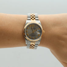 Bild in Galerie-Viewer laden, Rolex Datejust ref. 16203 Grey Roman Dial Jubilee Bracelet - Full set
