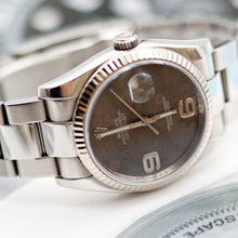 Cargar imagen en el visor de la galería, Rolex Datejust ref. 116234 Brown Flower Dial - Oyster - Only Watch
