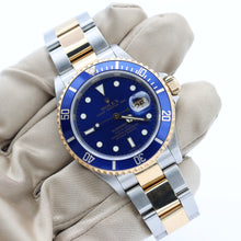 Carica l'immagine nel visualizzatore di Gallery, Rolex Submariner Date ref. 16613LB Steel/Gold - Full Set
