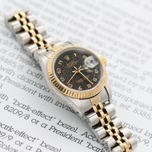 Load image into Gallery viewer, Rolex Lady-Datejust ref. 69173 - Brown Millennary/Computer Dial - Jubilee Bracelet
