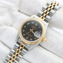 Load image into Gallery viewer, Rolex Lady-Datejust ref. 69173 - Brown Millennary/Computer Dial - Jubilee Bracelet
