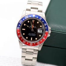Charger l'image dans la galerie, Rolex GMT-Master ref. 16750 - "Pepsi" Bezel - Oyster Bracelet
