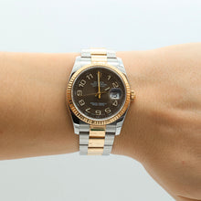 Carica l'immagine nel visualizzatore di Gallery, Rolex Datejust ref. 116233 Chocolate Concentric Dial Oyster Bracelet - Full set
