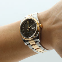 Carica l'immagine nel visualizzatore di Gallery, Rolex Datejust ref. 116233 Chocolate Concentric Dial Oyster Bracelet - Full set
