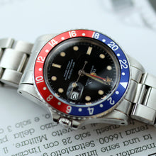 Charger l'image dans la galerie, Rolex GMT-Master ref. 16750 - "Pepsi" Bezel - Oyster Bracelet
