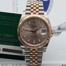 Load image into Gallery viewer, Rolex Datejust ref. 126331 Sundust Dial - Full set - Jubilee
