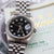 Rolex Datejust ref. 16234 Black (Circle) Diamonds Dial Jubilee Bracelet - Full Set