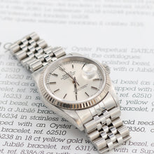 Load image into Gallery viewer, Rolex Datejust 36 ref. 16234 Silver Circle Dial -  Jubilee - Full Set
