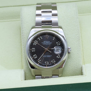 Rolex Datejust ref. 116200 Racing Concentric (Black) Dial - Oyster Bracelet - Full Set