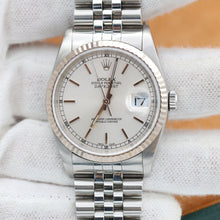 Load image into Gallery viewer, Rolex Datejust 36 ref. 16234 Silver Circle Dial -  Jubilee - Full Set
