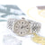 Rolex Datejust 36 Ref. 1601 Weißgolden -Lünette - Leinenblatt - Jubiläumsarmband