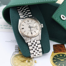 Załaduj obraz do przeglądarki galerii, Rolex Datejust 36 ref. 1601 White Gold Bezel - Linen Dial - Jubilee Bracelet
