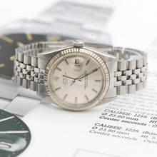 Załaduj obraz do przeglądarki galerii, Rolex Datejust ref. 1601 - White Gold Bezel - Silver dial (V IV)
