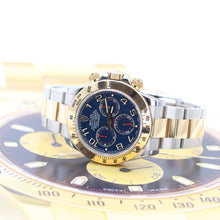Załaduj obraz do przeglądarki galerii, Rolex Daytona ref. 116523 - Racing Blue Dial - Full Set
