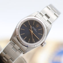 Cargar imagen en el visor de la galería, Rolex Lady Oyster Perpetual 76030 - Blue Dial - Oyster Bracelet
