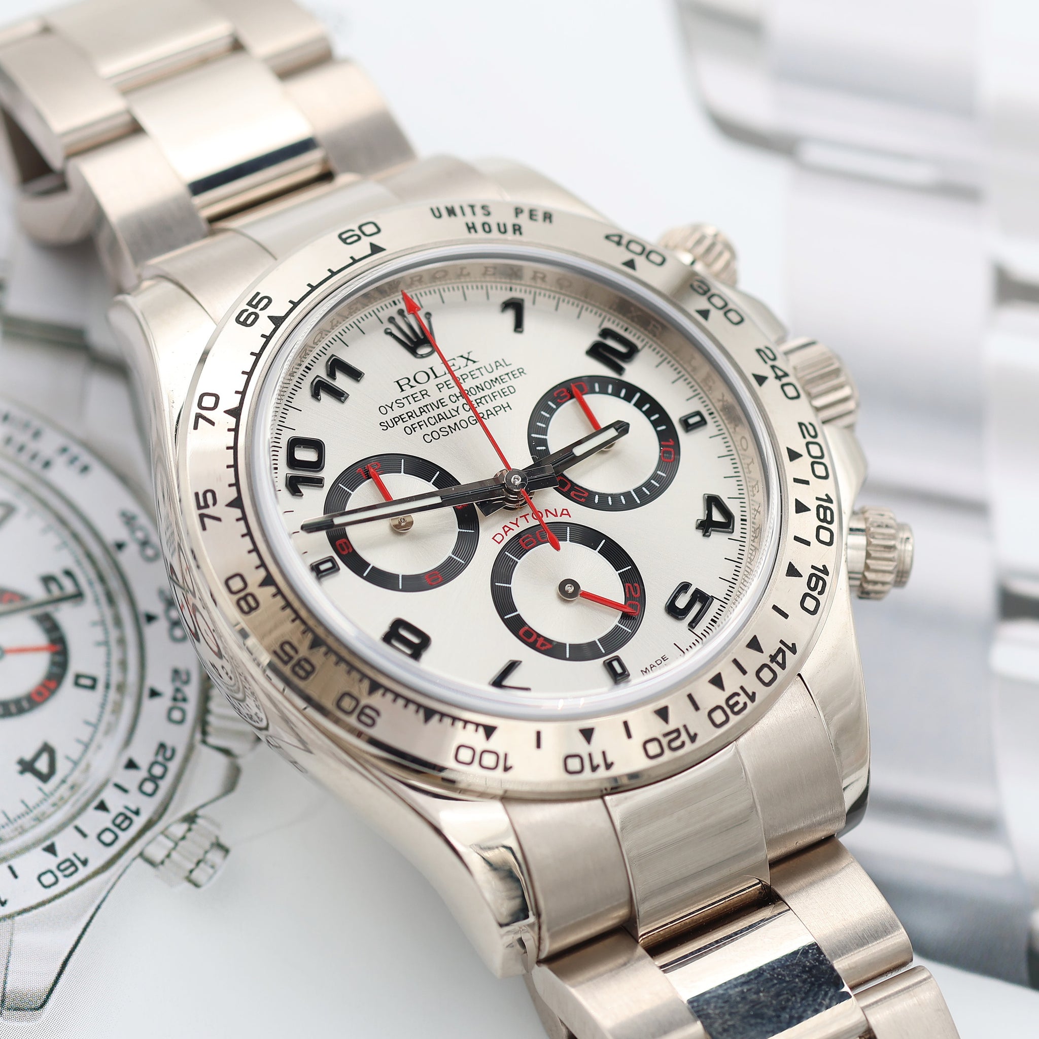 116509 Racing Rolex Daytona ref. 116509 - Silver Racing Dial - Full Set – Debonar ...