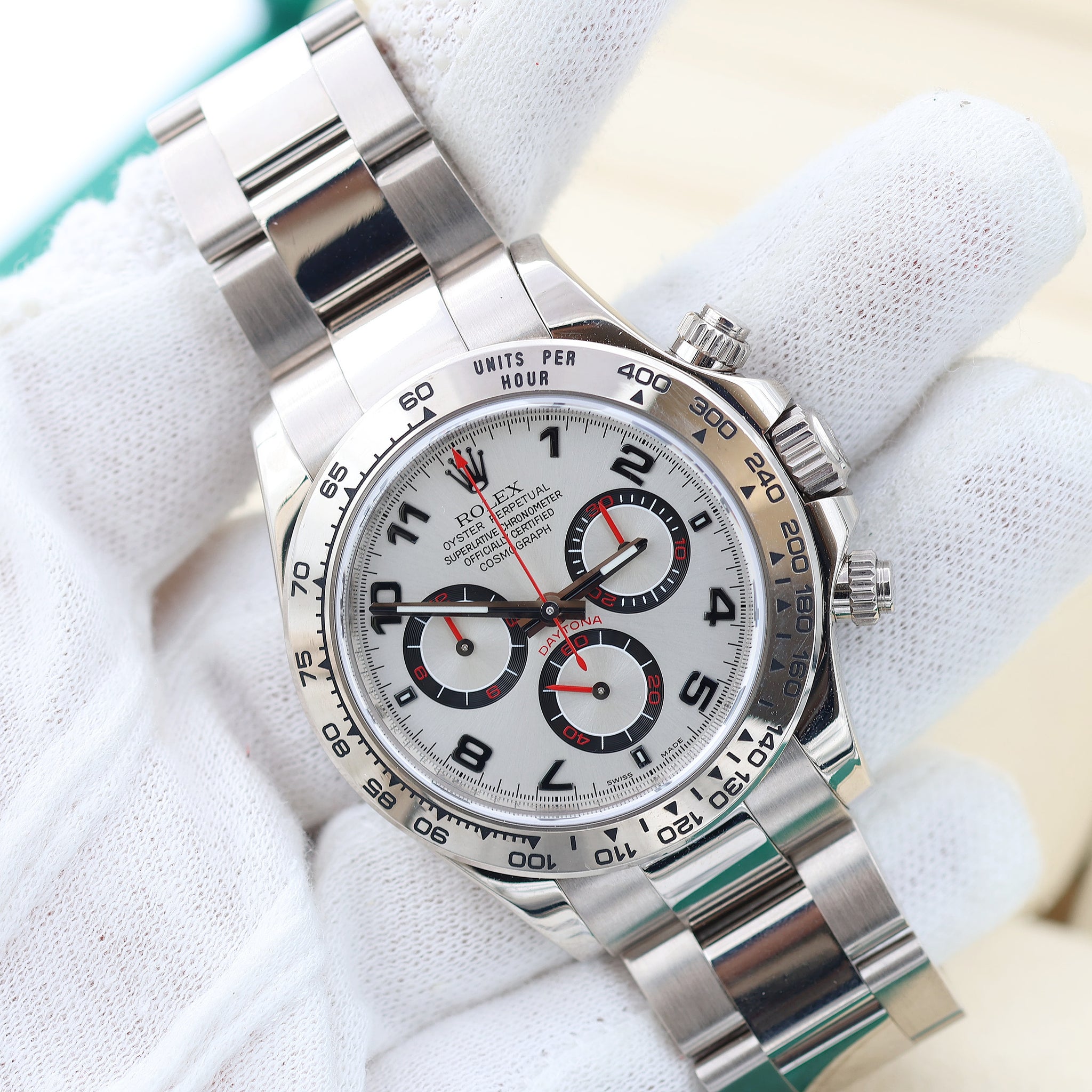 116509 Racing Rolex Daytona ref. 116509 - Silver Racing Dial - Full Set – Debonar ...