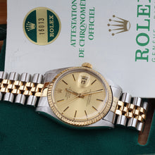 Load image into Gallery viewer, Rolex Datejust 36 ref. 16013 Champagne dial - Jubilee - Full Set
