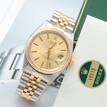 Load image into Gallery viewer, Rolex Datejust 36 ref. 16013 Champagne dial - Jubilee - Full Set
