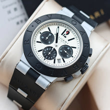 Cargar imagen en el visor de la galería, Bulgari Diagono Chronograph ref. AC 44 TA Silver Dial - Full Set
