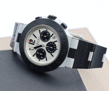 Cargar imagen en el visor de la galería, Bulgari Diagono Chronograph ref. AC 44 TA Silver Dial - Full Set
