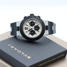Cargar imagen en el visor de la galería, Bulgari Diagono Chronograph ref. AC 44 TA Silver Dial - Full Set
