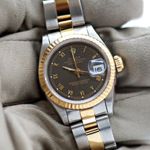 Cargar imagen en el visor de la galería, Rolex Datejust Lady ref. 69173 Steel/Gold - Grey Roman Computer Dial - Oyster Bracelet
