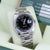 Rolex Datejust ref. 116200 Black Roman Dial - Oyster Bracelet - Full Set