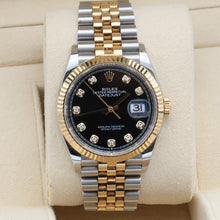 Ladda upp bild till gallerivisning, Rolex Datejust ref. 126233 - Black Diamonds Dial - Full Set
