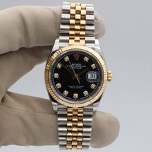 Ladda upp bild till gallerivisning, Rolex Datejust ref. 126233 - Black Diamonds Dial - Full Set
