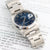 Rolex Datejust 36 ref. 16200 Blue Soleil Roman Dial Oyster Bracelet - Full Set