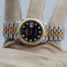 Ladda upp bild till gallerivisning, Rolex Datejust ref. 126233 - Black Diamonds Dial - Full Set
