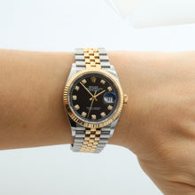 Ladda upp bild till gallerivisning, Rolex Datejust ref. 126233 - Black Diamonds Dial - Full Set
