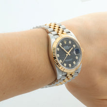Ladda upp bild till gallerivisning, Rolex Datejust ref. 126233 - Black Diamonds Dial - Full Set
